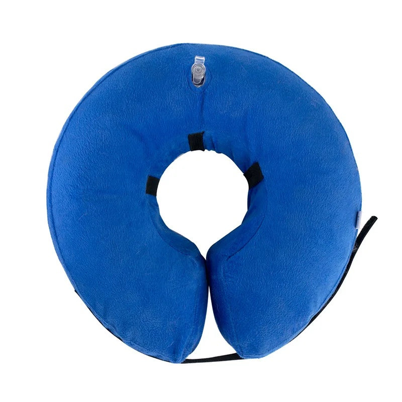 HKM-339539 Inflatable Protective Dog Collar for Post-Surgery Recovery - Soft Cone for Small to Large Pets
