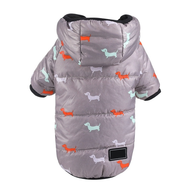 HKM-820883 Cozy Cotton Coat for Small and Medium Pets - Casual Style Vest