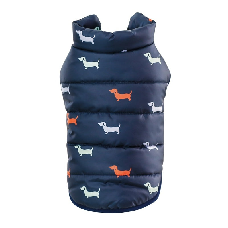HKM-820883 Cozy Cotton Coat for Small and Medium Pets - Casual Style Vest