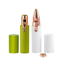 HKM-939091 2-in-1 Electric Eyebrow Trimmer and Hair Removal Device - Portable Mini Shaver for Face and Body Hair Removal
