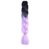 HKM-953107 Twisted Braid Hair Rope in Rose Red, Wine Red, Deep Purple, Light Purple, Light Brown, and Off-White Colors