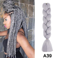 HKM-953107 Twisted Braid Hair Rope in Rose Red, Wine Red, Deep Purple, Light Purple, Light Brown, and Off-White Colors