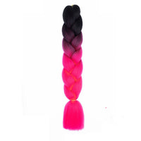 HKM-953107 Twisted Braid Hair Rope in Rose Red, Wine Red, Deep Purple, Light Purple, Light Brown, and Off-White Colors