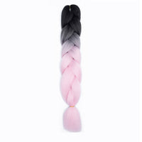 HKM-953107 Twisted Braid Hair Rope in Rose Red, Wine Red, Deep Purple, Light Purple, Light Brown, and Off-White Colors