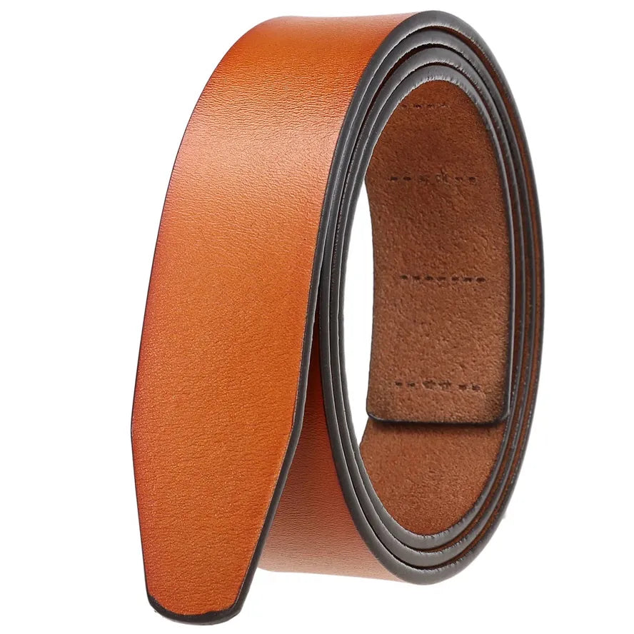 HKM-191507 Genuine Leather Men's Belt Without Buckle - Model LY35-3308
