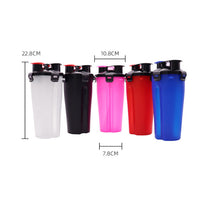 HKM-285011 Portable 2-in-1 Dog Water and Food Cup with 350ml Water and 250g Food Capacity
