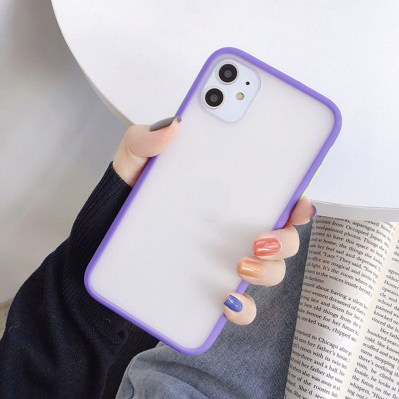 KTX-139155 Frosted Silicone Protective Case for Phones