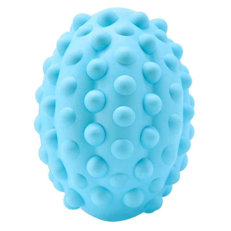 HKM-988627 Natural Rubber Bite-Resistant Pet Toy with Beef Flavor for Dental Care and Vocal Play