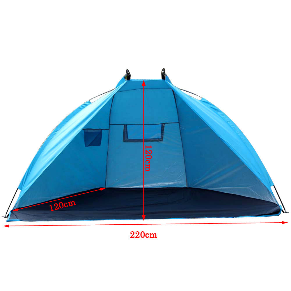 HKM-767315 Versatile Outdoor Beach Shade Tent for Fishing and Relaxation