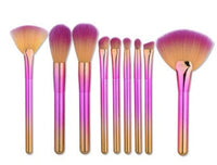 HKM-230547 9-Piece Make-Up Brush Set with Cylinder Case for Eye and Face Applications
