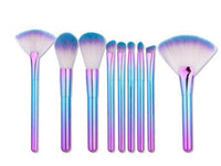 HKM-230547 9-Piece Make-Up Brush Set with Cylinder Case for Eye and Face Applications