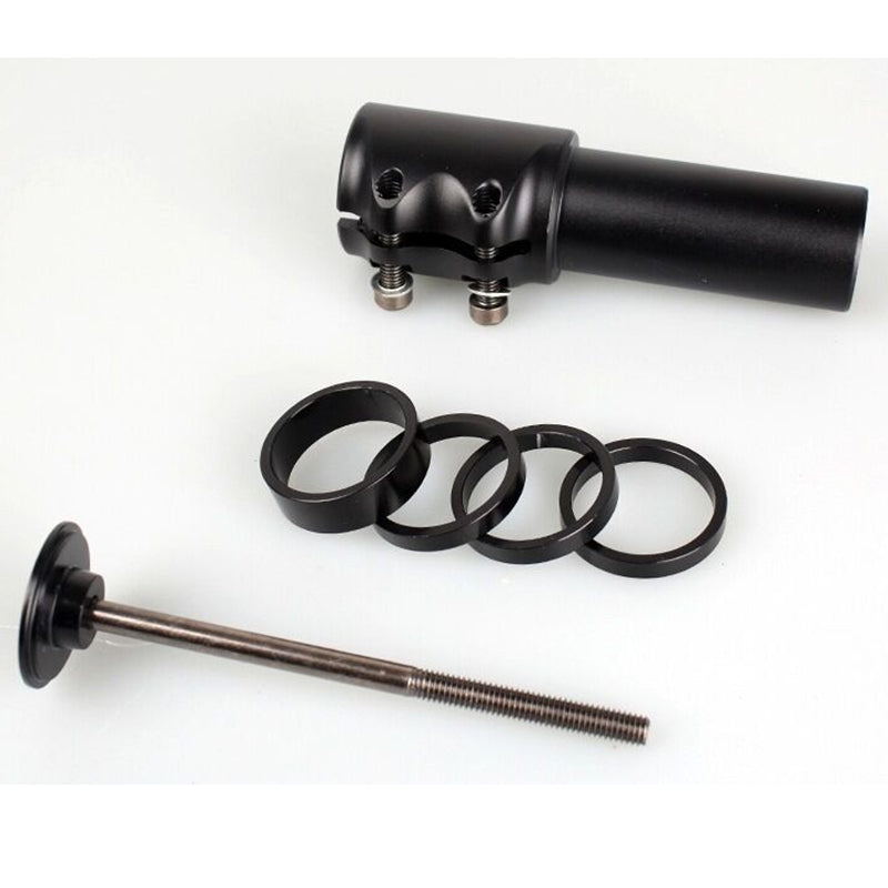 HKM-524435 Adjustable Mountain Bike Handlebar and Head Tube Riser Extender for Enhanced Comfort and Control