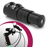 HKM-524435 Adjustable Mountain Bike Handlebar and Head Tube Riser Extender for Enhanced Comfort and Control