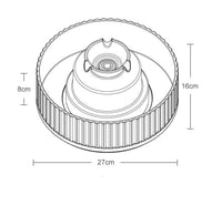HKM-818003 Ceramic Cake Design Pet Water Dispenser