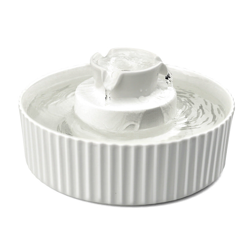 HKM-818003 Ceramic Cake Design Pet Water Dispenser