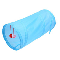 HKM-199059 Dual-Entry Cat Tunnel with Foldable Polyester Design for Fun Playtime