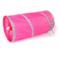 HKM-199059 Dual-Entry Cat Tunnel with Foldable Polyester Design for Fun Playtime