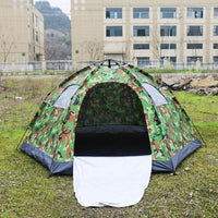 HKM-414611 Spacious Quick Setup Tent for 5-8 People with Lazy QuickSix Angle Design