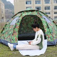 HKM-414611 Spacious Quick Setup Tent for 5-8 People with Lazy QuickSix Angle Design