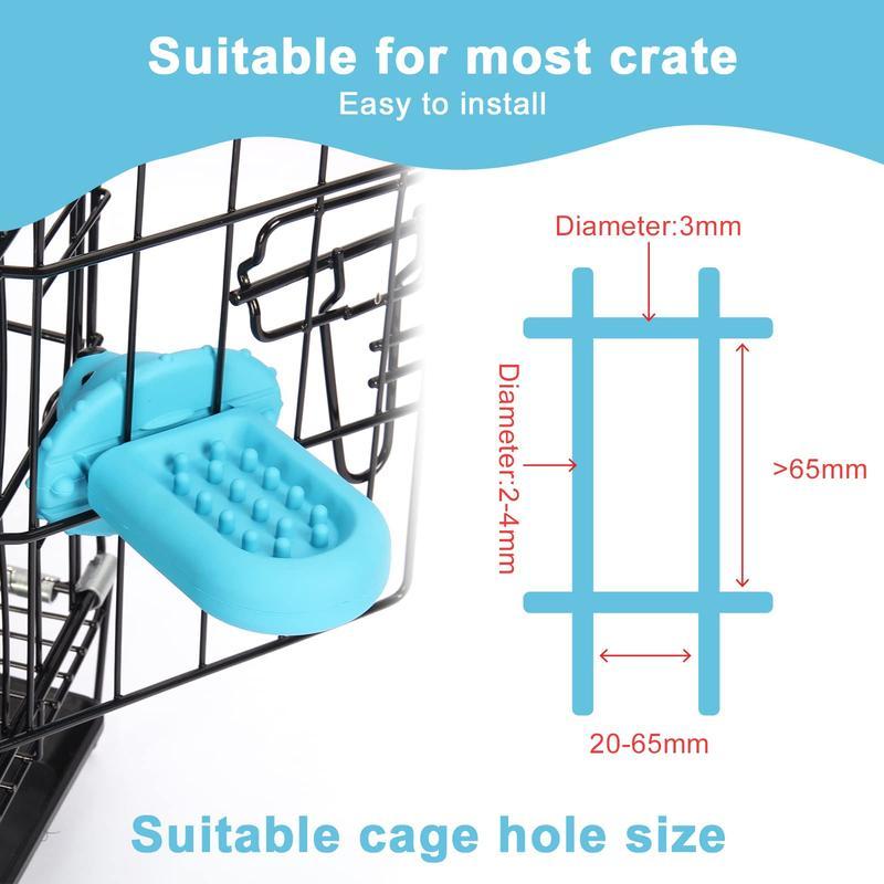 HKM-264275 Soft Rubber Dog Toy and Peanut Butter Slow Feeder Pad for Crate Training and Anxiety Relief
