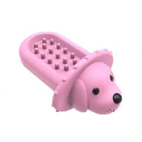 HKM-264275 Soft Rubber Dog Toy and Peanut Butter Slow Feeder Pad for Crate Training and Anxiety Relief