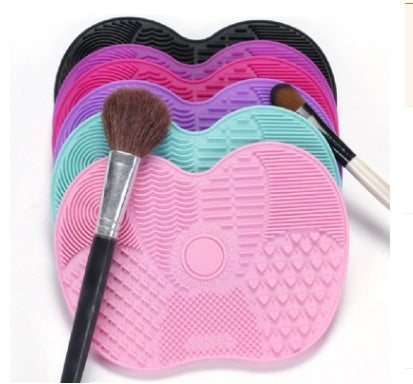 HKM-393235 Silicone Makeup Brush Cleaning Pad - Flexible and Durable Scrubber Mat for Cleansing Brushes