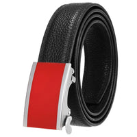 HKM-036883 Men's Genuine Leather 3.0CM First Layer Belt - Durable Fashion Accessory