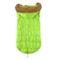 HKM-932179 Reflective Winter Coat for Large Dogs - Polyester Casual Design with Sizes S to XXL