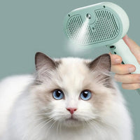 HKM-212115 Pet Hair Remover Comb with Water Mist Feature for Dogs and Cats - Plastic Dematting Grooming Tool