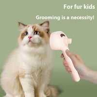 HKM-212115 Pet Hair Remover Comb with Water Mist Feature for Dogs and Cats - Plastic Dematting Grooming Tool