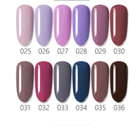 HKM-712275 Nail Polish Set with Base and Top Coats, 18ML Liquid Formula in Mixed Colors