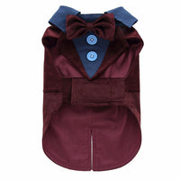 HKM-603347 Stylish Polyester Dog Dress Tuxedo - Available in Multiple Sizes (XS to XL)