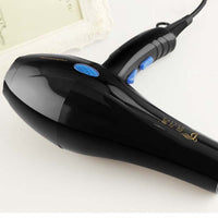 HKM-187923 High-Power Negative Ion Hair Dryer with 5 Speed Settings, Hot & Cold Air Function, and Accessories Included