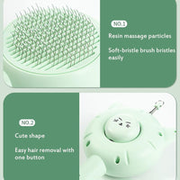 HKM-407571 Interactive 5-in-1 Cat Brush Toy with Retractable Wand and Light-Up Features