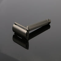 HKM-693587 Double-Sided Zinc Alloy Shaving Knife with Copper Handle - Retro Bronze Finish
