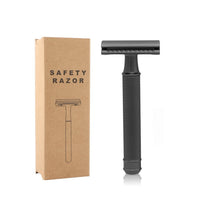 HKM-693587 Double-Sided Zinc Alloy Shaving Knife with Copper Handle - Retro Bronze Finish