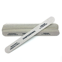 HKM-906579 Double-Sided Birch Sanding Strips with Sandpaper for Veneer Nail Shaping - 50pcs Package