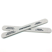 HKM-906579 Double-Sided Birch Sanding Strips with Sandpaper for Veneer Nail Shaping - 50pcs Package