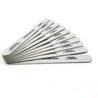 HKM-906579 Double-Sided Birch Sanding Strips with Sandpaper for Veneer Nail Shaping - 50pcs Package