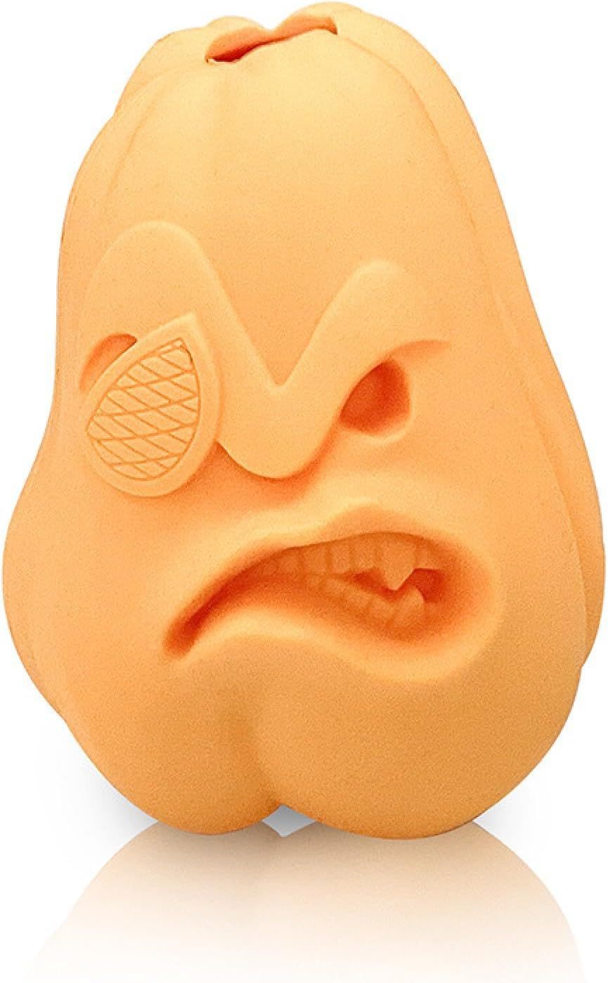 HKM-587667 Food-Grade Silicone Puzzle Toy for Cats and Dogs - Leak-Proof Slow Feeder Ball for Treats and Wet Food, 11x8cm