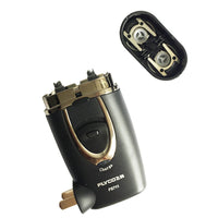 HKM-725203 Rechargeable Portable Rotary Electric Shaver with 2 Heads - No Water Cleaning Required