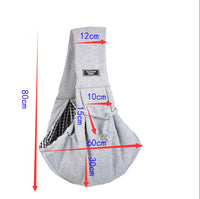 HKM-807315 Large Capacity Cat Messenger Bag - Portable, Foldable, and Breathable for Summer Travel
