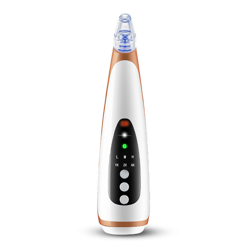 HKM-118931 Electric Blackhead Remover Beauty Device with USB Charging - Available in Black, Rose Gold, and Green