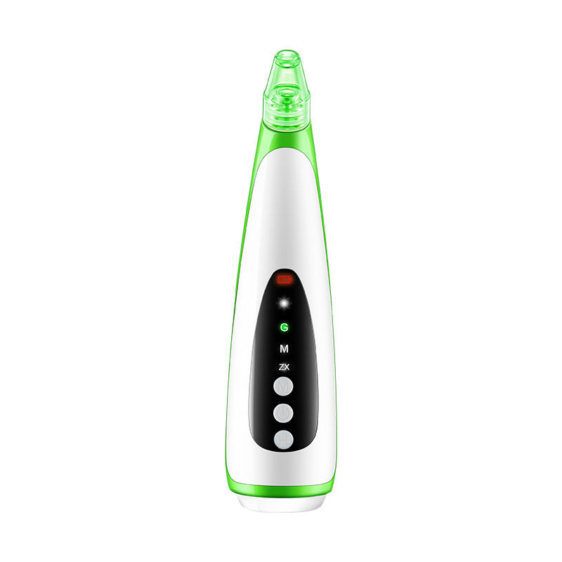 HKM-118931 Electric Blackhead Remover Beauty Device with USB Charging - Available in Black, Rose Gold, and Green