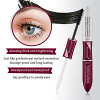 HKM-534675 Dual-Ended Smudge-Proof Mascara - Black and White Formula