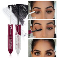 HKM-534675 Dual-Ended Smudge-Proof Mascara - Black and White Formula