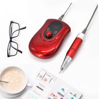 HKM-002579 Rechargeable 30,000 RPM Portable Nail Polisher with ABS Plastic Body, 20W Power and 2200mAh Battery
