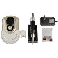 HKM-002579 Rechargeable 30,000 RPM Portable Nail Polisher with ABS Plastic Body, 20W Power and 2200mAh Battery