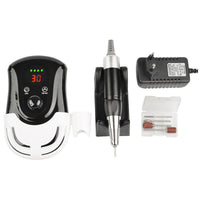 HKM-002579 Rechargeable 30,000 RPM Portable Nail Polisher with ABS Plastic Body, 20W Power and 2200mAh Battery