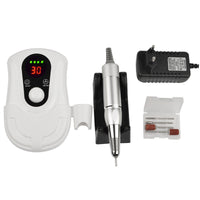 HKM-002579 Rechargeable 30,000 RPM Portable Nail Polisher with ABS Plastic Body, 20W Power and 2200mAh Battery